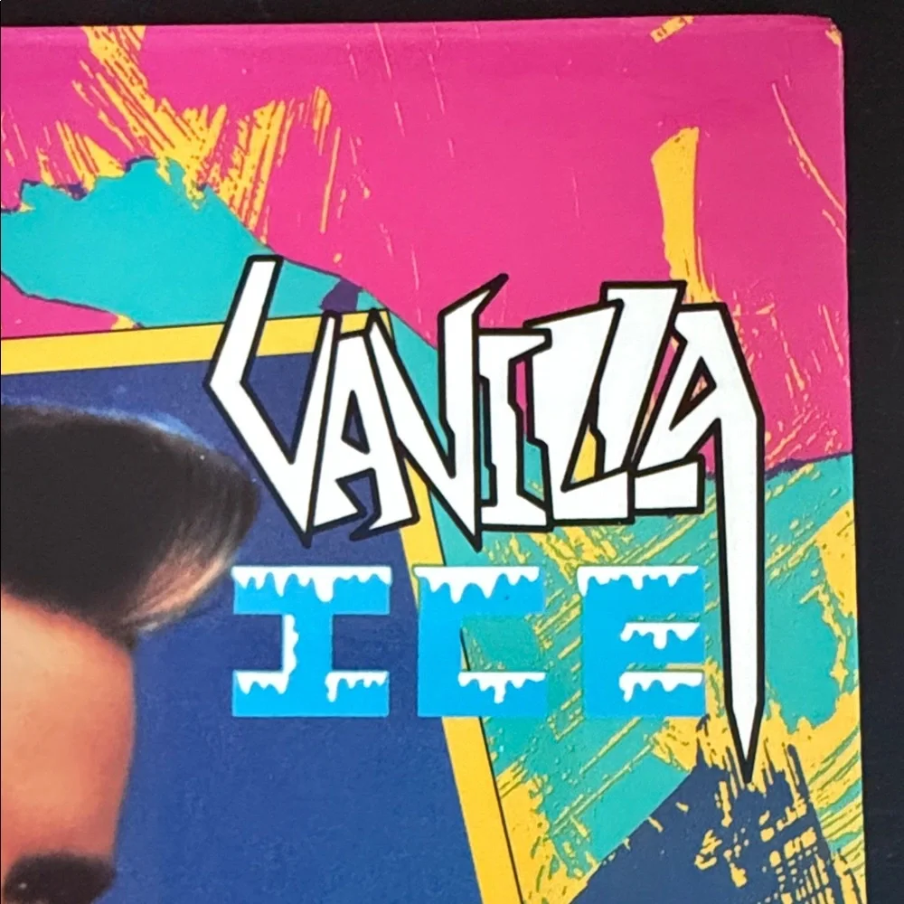 Vintage 90s Vanilla Ice folder for organizing sketches & paperwork office/school